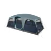 Coleman Sunlodge™ 10-Person Camping Tent, Blue Nights -Coleman Shop 10P20CABIN20CONVENTIONAL Blue20Nights 3 Front Angle Fly20On Windows20Down Room20Divider20Open