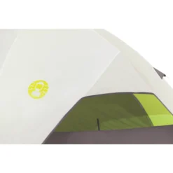 Coleman 6-Person Steel Creek™ Fast Pitch™ Dome Camping Tent With Screen Room, Green -Coleman Shop 2000018059 awning