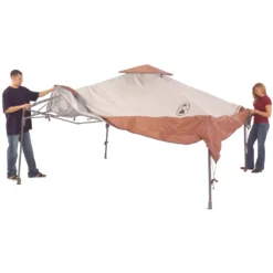 Coleman 13 X 13 Canopy Sun Shelter, Khaki -Coleman Shop 2000023972 Step2