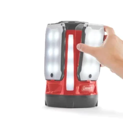 Coleman Quad® Pro 800L LED Lantern -Coleman Shop 2000030727 coleman lantern quad pro multi panel c004 red straight on