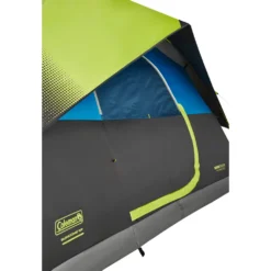 Coleman 6-Person Dark Room Sundome Tent -Coleman Shop 2000032254 coleman dark room tent 6p awning green turquoise detail 15B15D