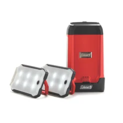 Coleman 2-panel 400 Lumen Lantern -Coleman Shop 2000032683 coleman multi panel expansion 2 panel lantern duo red straight on 6