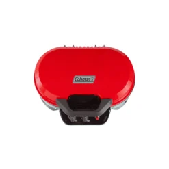Coleman RoadTrip® 225 Portable Tabletop Propane Grill -Coleman Shop 2000033047 225 Table Top Coleman Red Overhead Grill Closed20copy