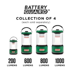 Coleman 1000 Lumens LED Lantern With BatteryGuard™, Green -Coleman Shop 2000033983 6 ATF