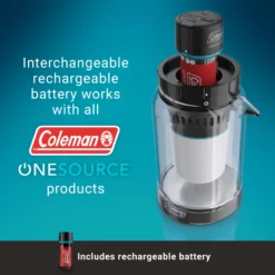Coleman OneSource™ 600 Lumens LED Lantern & Rechargeable Lithium-Ion Battery -Coleman Shop 2000035451 OneSource ATF 2 1