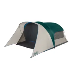 Coleman 6-Person Cabin Tent With Screened Porch, Evergreen