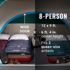 Coleman 8-Person Skydome™ Camping Tent -Coleman Shop 2000035803 GSM ATF 5