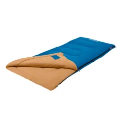 Coleman Brazos™ 20°F Sleeping Bag, Blue -Coleman Shop 2000035893 Coleman 2020 US Angled RET Open20sleeping20bag