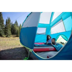 Coleman Kids 50°F Cool-Weather Sleeping Bag, Teal -Coleman Shop 2018 Montana 110 Lifestyle