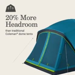 Coleman Skydome™ 6-Person Screen Room Camping Tent With Dark Room™ Technology -Coleman Shop 2155647 ATF5