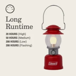 Coleman Classic 500 Lumens LED Lantern, Red -Coleman Shop 2155764 ATF3
