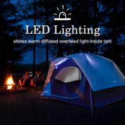 Coleman Skydome™ 4-Person Camping Tent With LED Lighting -Coleman Shop 2155787 ATF2
