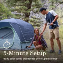 Coleman Skydome™ 4-Person Camping Tent With LED Lighting -Coleman Shop 2155787 ATF3 1