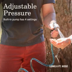 Coleman OneSource Rechargeable Built-In Pump Camp Shower Sprayer -Coleman Shop 2156373 ATF5