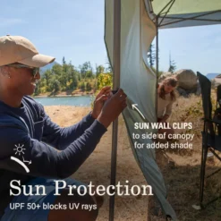 Coleman OASIS™ 10 X 10 Canopy With Sun Wall -Coleman Shop 2156418 OasisLite10x10CanopySunWallMoss ATF5