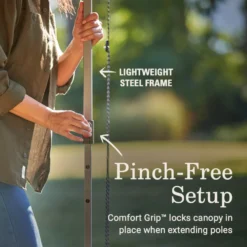 Coleman OASIS™ Lite 10 X 10 Canopy With Sun Wall -Coleman Shop 2156421 OasisLite10x10CanopySunWallBlack ATF3