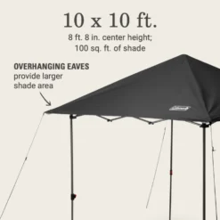 Coleman OASIS™ Lite 10 X 10 Canopy -Coleman Shop 2156429 OasisLite10x10CanopyBlack ATF5