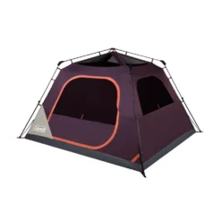 Coleman Skylodge™ 6-Person Instant Camping Tent, Blackberry -Coleman Shop 6P CbnInstnt Blckbrry 2 FrontAngleRight FlyOff