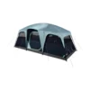 Coleman Sunlodge™ 8-Person Camping Tent, Blue Nights -Coleman Shop 8P20CABIN20CONVENTIONAL Blue20Nights 3 Front Angle Fly20On Windows20Down Room20Divider20Open