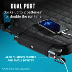 Coleman OneSource™ Heated Stadium Seat With Rechargeable Battery -Coleman Shop Coleman 2000037150 OneSource HeatedStadiumSeat ATF4