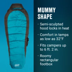 Coleman OneSource™ Heated Sleeping Bag & Rechargeable Battery -Coleman Shop Coleman 2000037151 OneSource HeatedSleepingBag ATF5