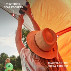 Coleman Skyshade™ Large Compact Beach Shade, Tiger Lily -Coleman Shop Coleman 2000037510 Skyshade TigerLily Large ATF6