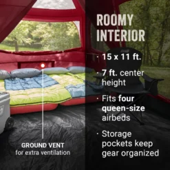 Coleman Skylodge™ 12-Person Camping Tent, Blackberry -Coleman Shop Coleman 2000037534 Skylodge 12P ATF6