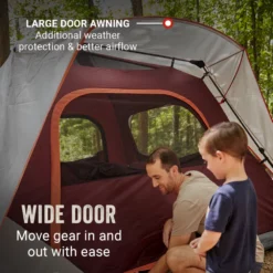 Coleman Skylodge™ 4-Person Instant Camping Tent, Blackberry -Coleman Shop Coleman 2000038277 Skylodge Instant 4P ATF4