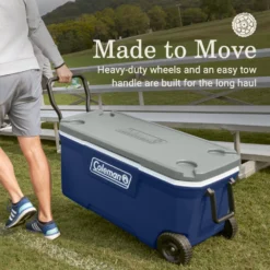 Coleman 316 Series™ 100-Quart Wheeled Cooler -Coleman Shop Coleman 316 100QuartWheeled Twilight ATF2