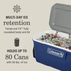 Coleman 316 Series™ 100-Quart Wheeled Cooler -Coleman Shop Coleman 316 100QuartWheeled Twilight ATF3