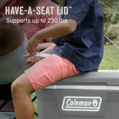Coleman 316 Series™ 65-Quart Wheeled Cooler -Coleman Shop Coleman 316 Series 65QT Rock ATF6
