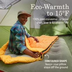 Coleman Arch Bay™ 15°F Big & Tall Sleeping Bag 10 Coleman Arch Bay™ 15°F Big & Tall Sleeping Bag -Coleman Shop Coleman ArchBay SleepingBags 15F Daffodil BT ATF3