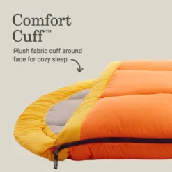 Coleman Arch Bay™ 15°F Big & Tall Sleeping Bag 12 Coleman Arch Bay™ 15°F Big & Tall Sleeping Bag -Coleman Shop Coleman ArchBay SleepingBags 15F Daffodil BT ATF5