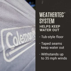 Coleman Blue Springs II™ 8-Person Camping Tent -Coleman Shop Coleman BlueSpringsTents 8P StormGray ATF2