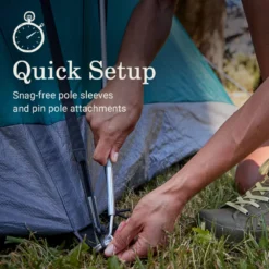 Coleman Blue Springs II™ 8-Person Camping Tent -Coleman Shop Coleman BlueSpringsTents 8P StormGray ATF5