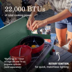 Coleman Cascade™ 222 2-Burner Camping Stove -Coleman Shop Coleman Cascade 222 2BurnerCampingStove ATF6