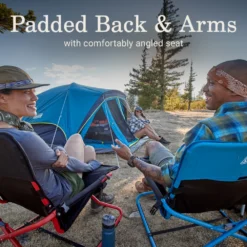 Coleman Cross Rocker Outdoor Rocking Chair -Coleman Shop Coleman CrossRockerChair DeepOcean ATF3