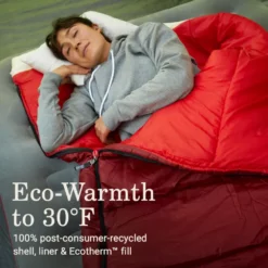 Coleman Flatlands™ 30°F Sleeping Bag -Coleman Shop Coleman Flatlands SleepingBags 30F Mahogany ATF2