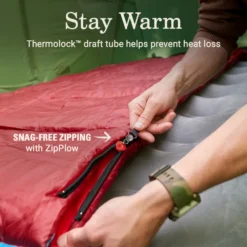 Coleman Flatlands™ 45°F Big & Tall Sleeping Bag -Coleman Shop Coleman Flatlands SleepingBags 45F Red BT ATF4