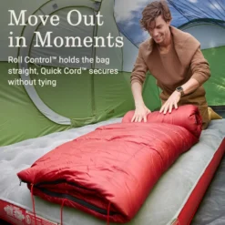 Coleman Flatlands™ 45°F Big & Tall Sleeping Bag -Coleman Shop Coleman Flatlands SleepingBags 45F Red BT ATF5