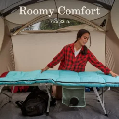 Coleman Flatlands™ 50°F Sleeping Bag -Coleman Shop Coleman Flatlands SleepingBags 50F BlueHydrangea ATF5