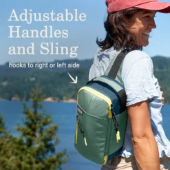 Coleman MoRph™ 6-Can Convertible Soft-Sided Cooler Sling -Coleman Shop Coleman MoRphSling 6Can Moss ATF3