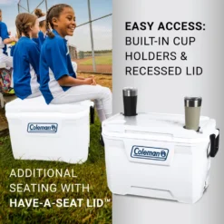 Coleman 316 Series™ 52-Quart Marine Hard Cooler -Coleman Shop Coleman MtLoganATF 52 QT Marine 05 1