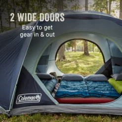 Coleman Skydome™ 12-Person Camping Tent XL, Blue Nights -Coleman Shop Coleman Skydome XL 10P BlueNights ATF5 2