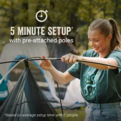 Coleman Skydome™ 8-Person Camping Tent XL, Blue Nights -Coleman Shop Coleman Skydome XL 8P BlueNights ATF2 1