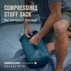 Coleman Kompact™ 40°F Big & Tall Contour Sleeping Bag -Coleman Shop Coleman SleepingBagContour40D Space ATF3