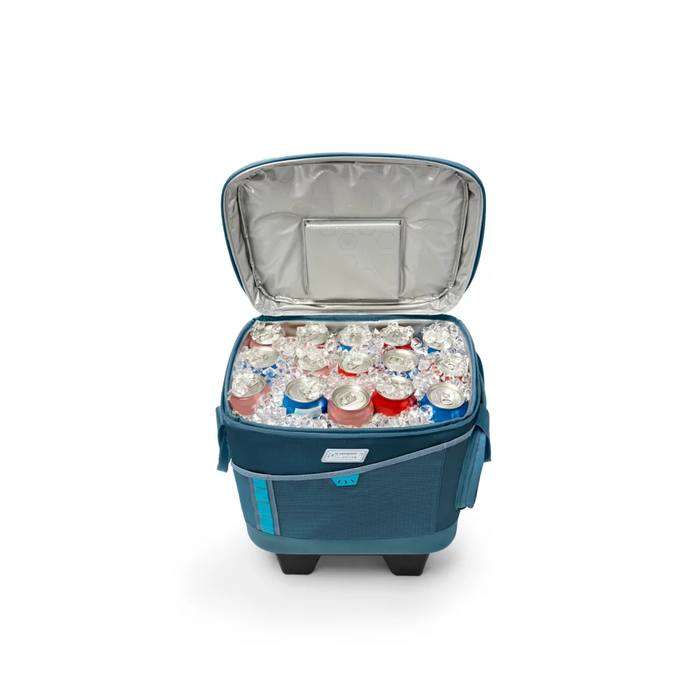 Coleman SPORTFLEX™ 42-Can Soft Cooler With Wheels, Ocean 5 Coleman SPORTFLEX™ 42-Can Soft Cooler With Wheels, Ocean - Image 3