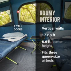 Coleman Sunlodge™ 10-Person Camping Tent, Blue Nights -Coleman Shop Coleman Sunlodge 2000037536 10P BlueNights ATF3 2