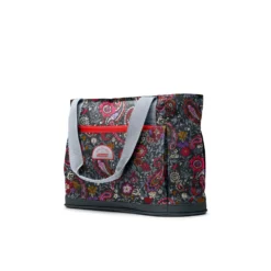 Vera Bradley + Coleman® 28-Can Soft Cooler Tote -Coleman Shop OUTLANDER20SOFT20COOLER2028CAN20TT20VB20PAS ANGLE v2