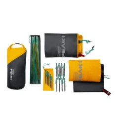 Coleman PEAK1™ 1-Person Backpacking Tent​ -Coleman Shop Peak1 BackpackingTent 2P Overhead Bag Contents 0003 v3 1